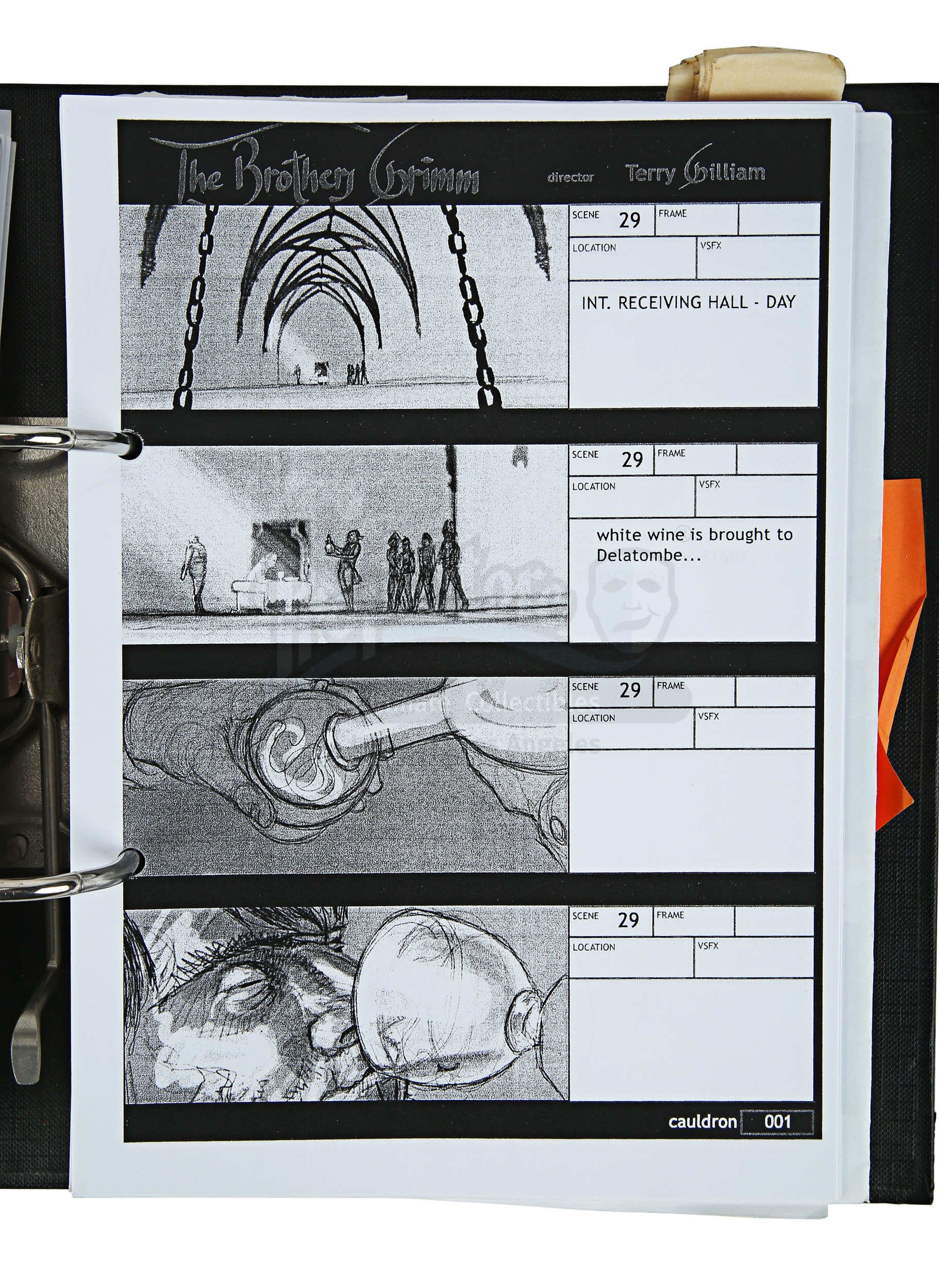 Complete Movie Storyboard Binder Prop Store Ultimate Movie Collectables