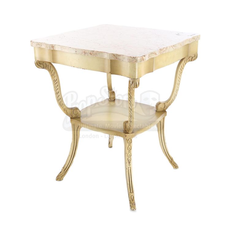 Slumber Room Antique Ivory End Table SIX FEET UNDER (2001)