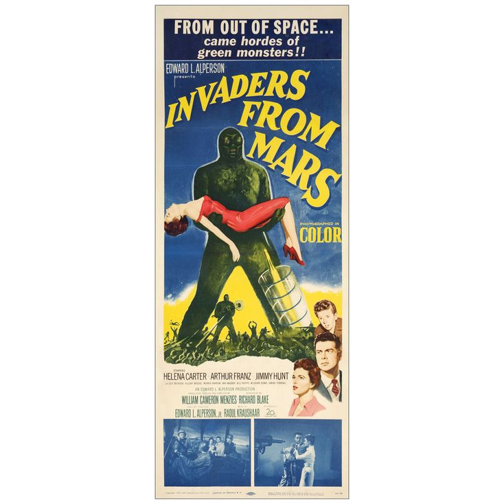 Lot 476 Insert (14 x 36) Very Fine on Paper | INVADERS FROM MARS (1953)