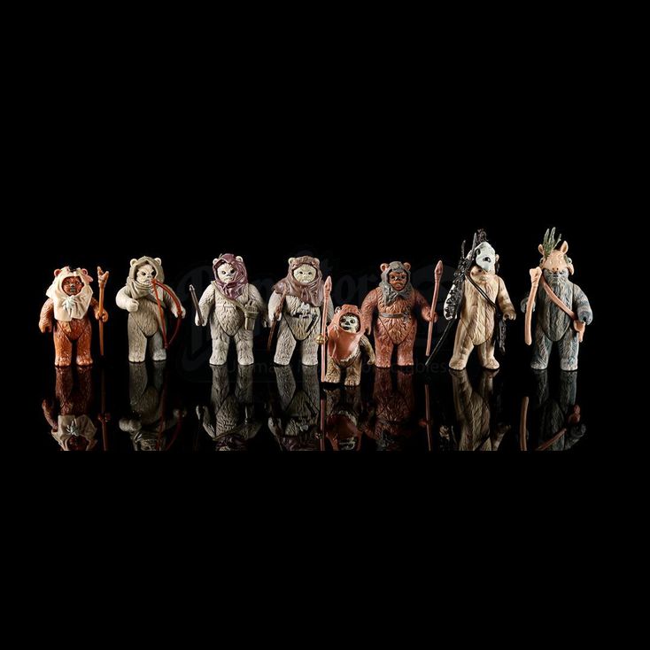 Loose Ewok Action Figures STAR WARS RETURN OF THE JEDI (1983)