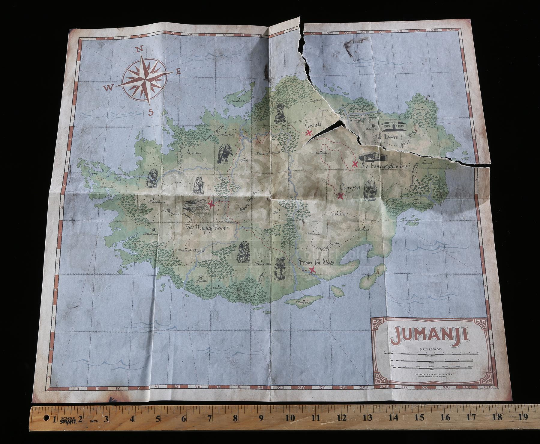 Stage 5 Jumanji Map with Missing Piece JUMANJI TO THE JUNGLE