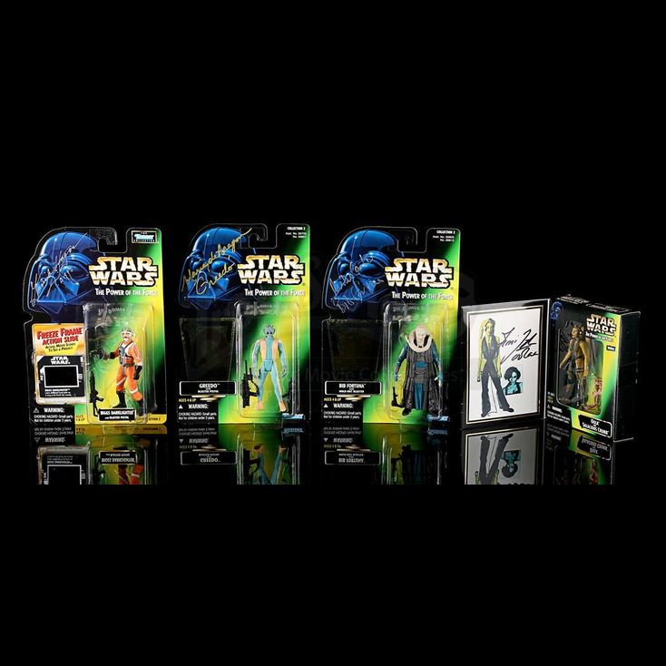 Signed Action Figures Star Wars The Power Of The Force