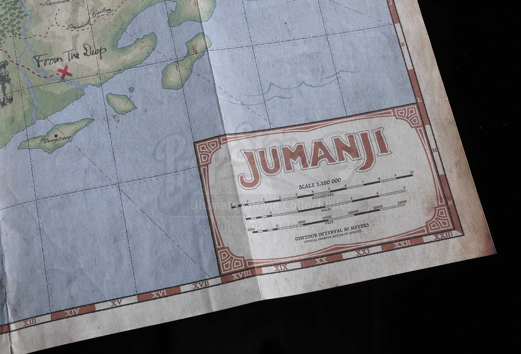 Stage 5 Jumanji Map with Missing Piece JUMANJI TO THE JUNGLE