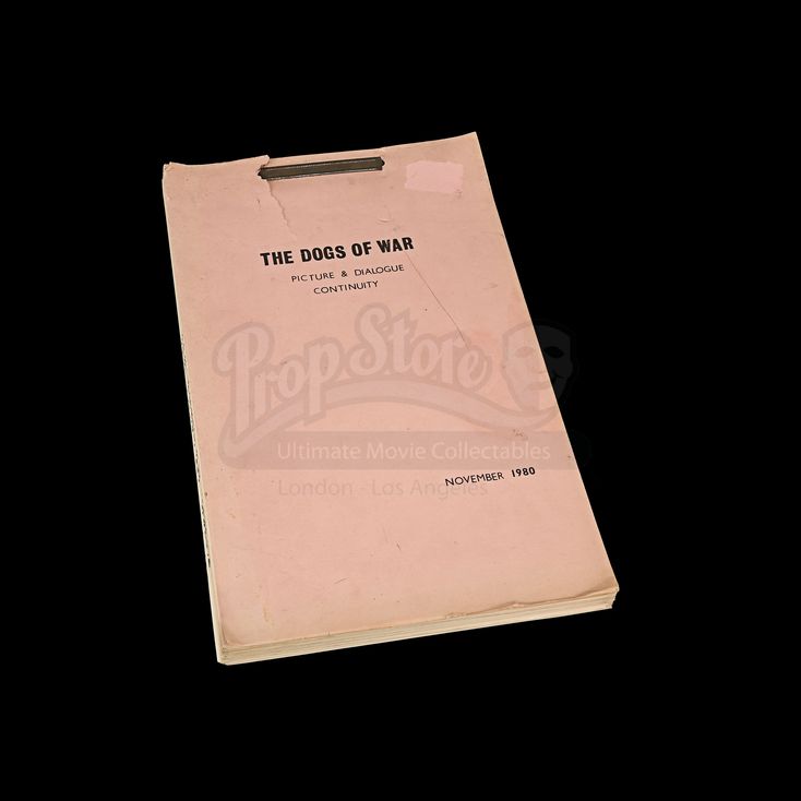 Picture and Dialogue Continuity Script | DOGS OF WAR, THE (1980)