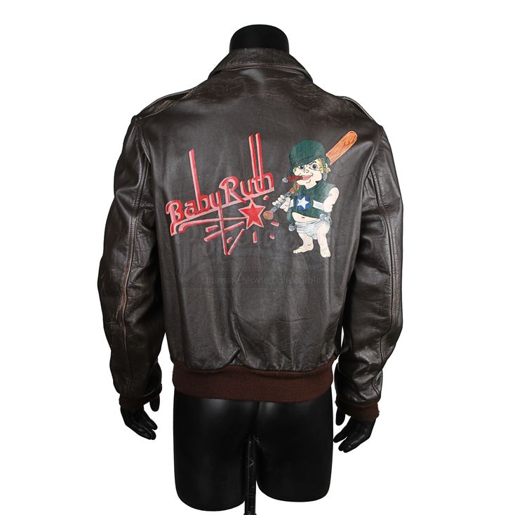 Baby Ruth Leather Flight Jacket | MEMPHIS BELLE (1990)
