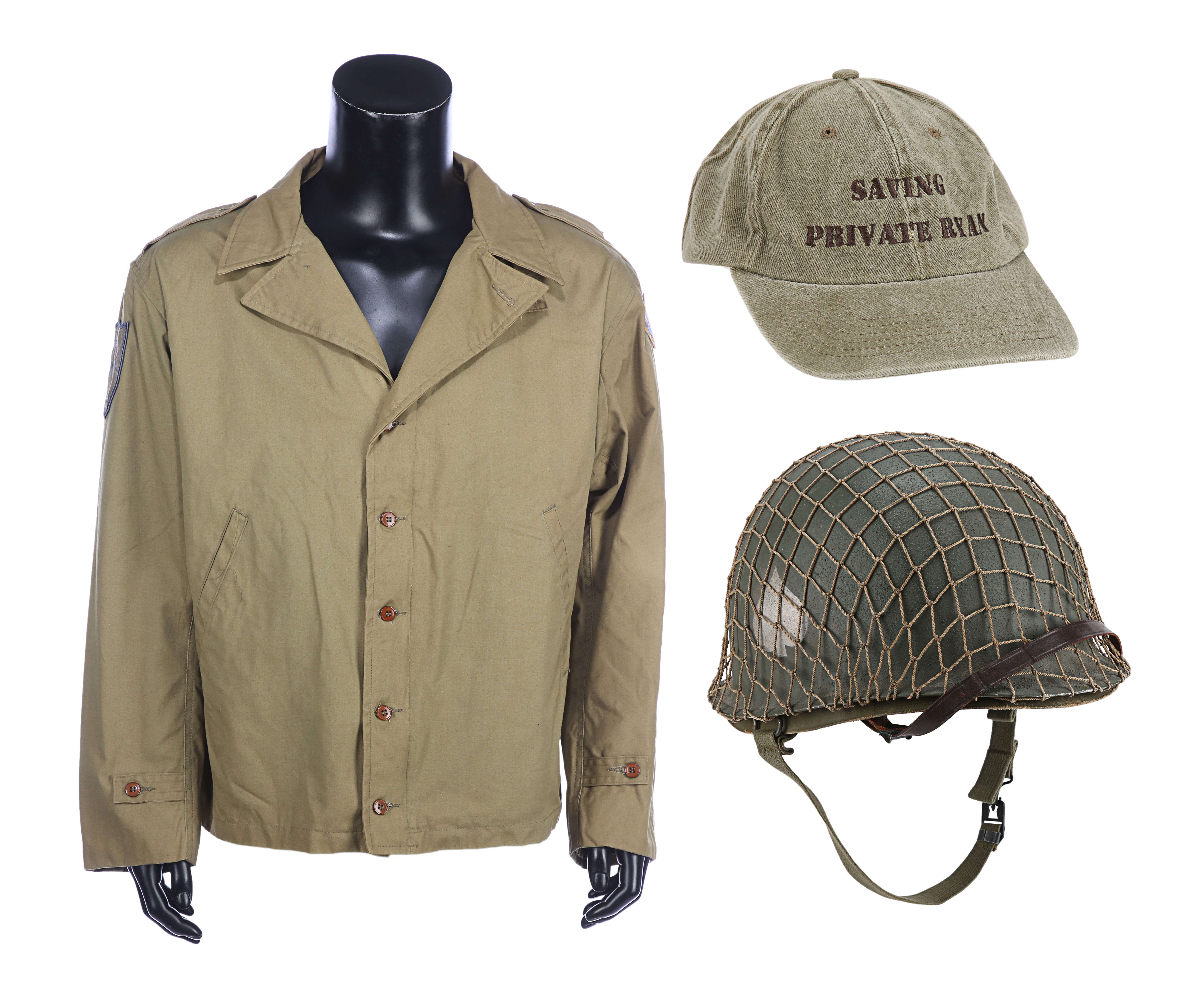 Lot #849 - SAVING PRIVATE RYAN (1998) - 101st Airborne Helmet 