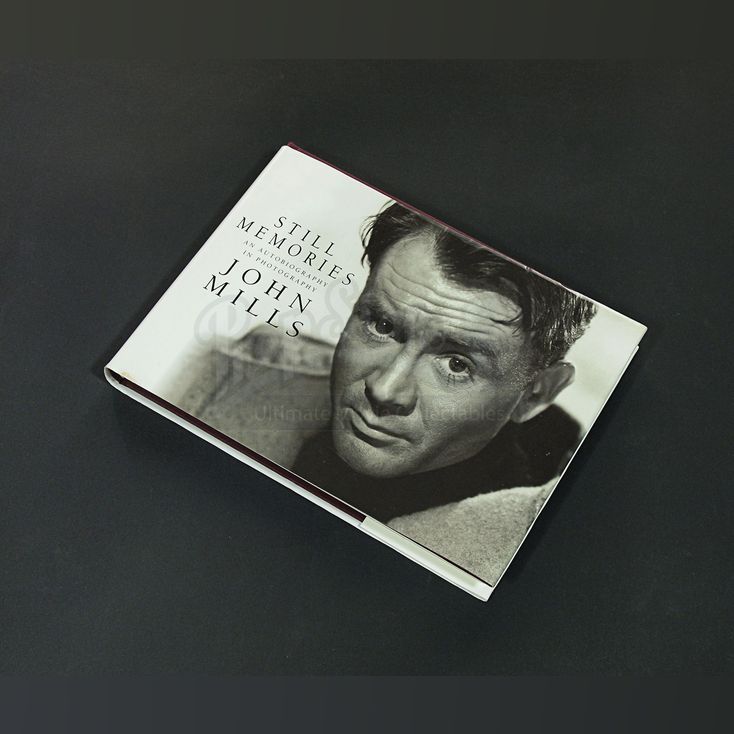 John Mills Signed Autobiography UNKNOWN PRODUCTION