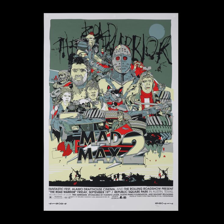 Hand-numbered Limited Edition Mondo Print, 2008 | MAD MAX 2: THE