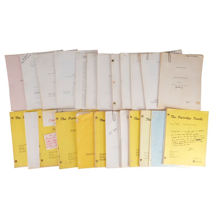 254. Collection of Annotated Scripts | PARTRIDGE FAMILY, THE (1970-1974)