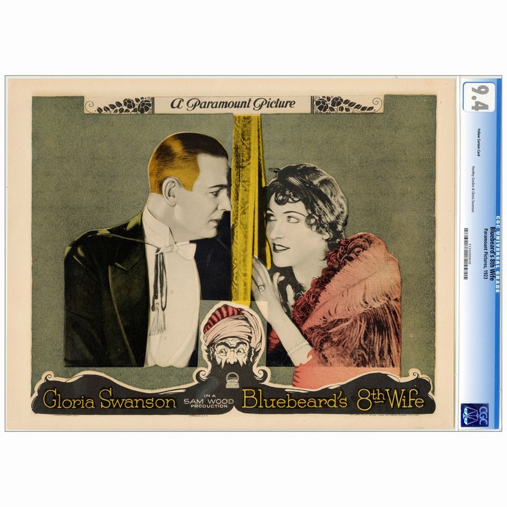 Lot 355 CGC Graded Lobby Card (11 x 14) Near Mint | BLUEBEARD'S EIGHTH ...