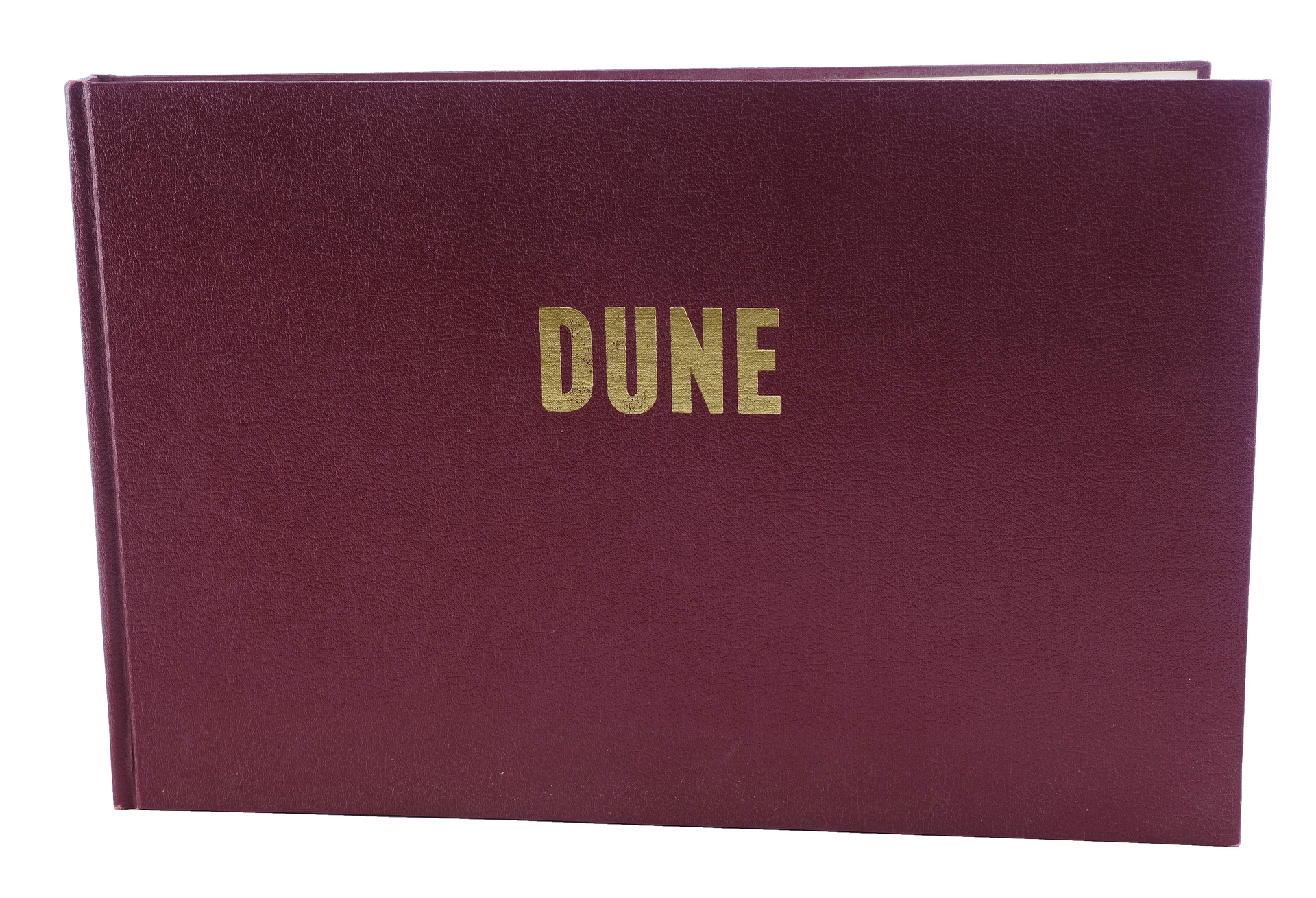 Lot 111 Dune (Unproduced) Circa 1980s Bound Copy of Storyboard and