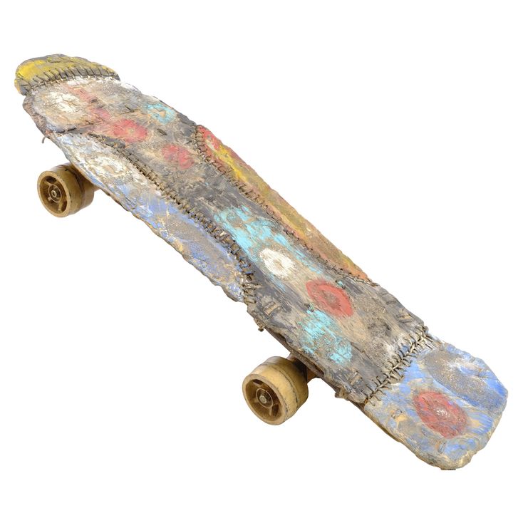 A vintage deluxe flyer skate board
