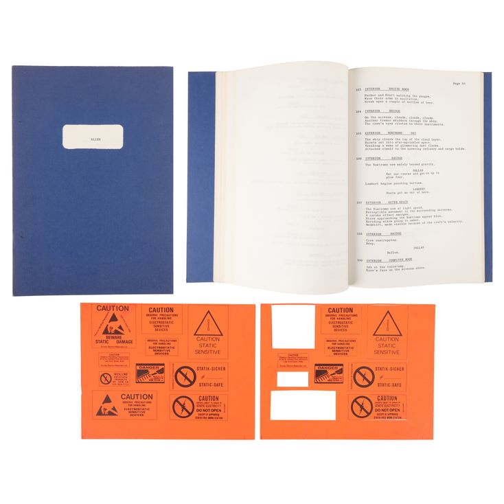 Bound Revised Draft Script and Pair of Self-Destruct Unit Decal Sheets ...
