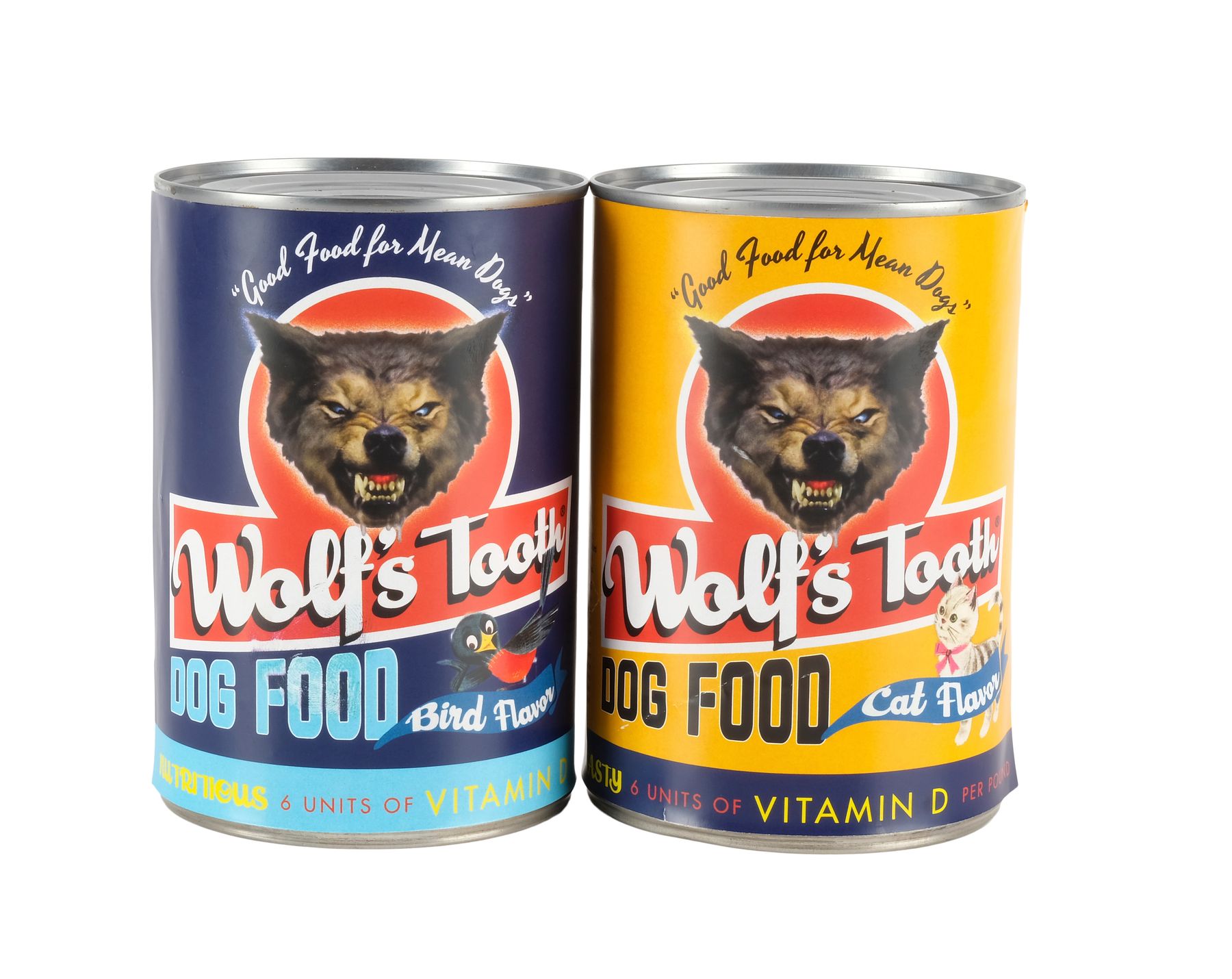 ドッグフード PITBULL_DAN 297. Pair of Wolf's Tooth Dog Food Cans ### ONCE UPON A TIME IN