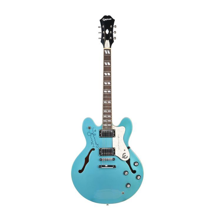 美品 貴重 メンテ済 Epiphone Supernova OASIS Noel 288. Noel Gallagher-Autographed and Played Man City Blue Epiphone