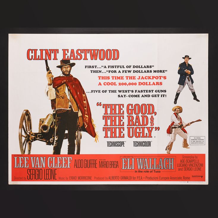 Lot #113 - THE GOOD, THE BAD AND THE UGLY (1966) - UK Quad, 1968 (First ...