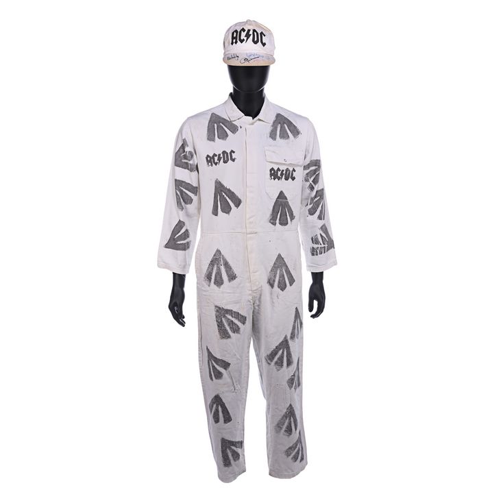 Lot #451: AC/DC - Band-autographed Are You Ready Music Video Cap and ...