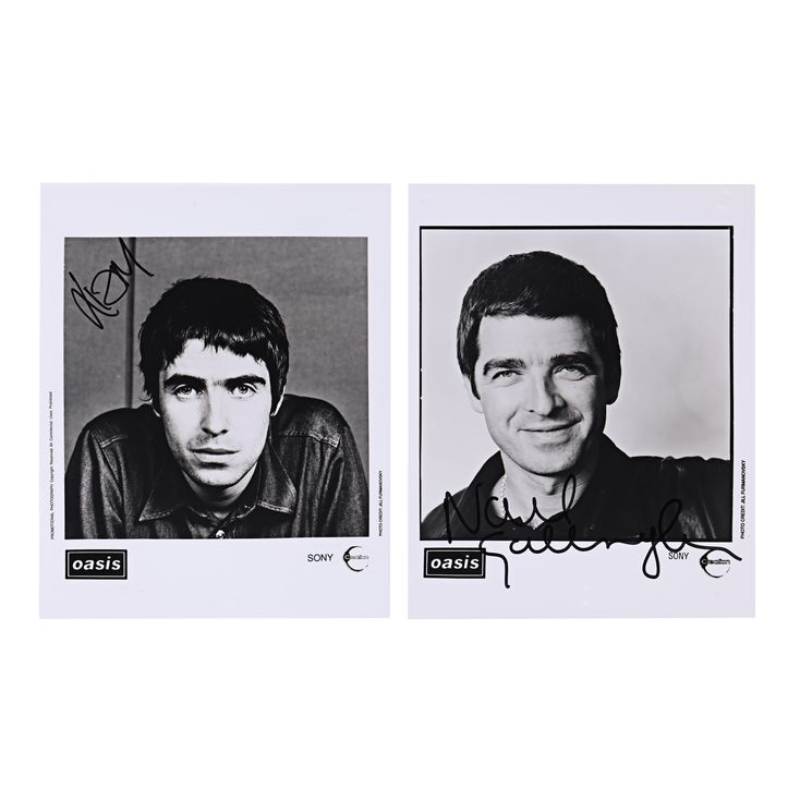 Lot # 679: OASIS - Liam and Noel Gallagher Autographed