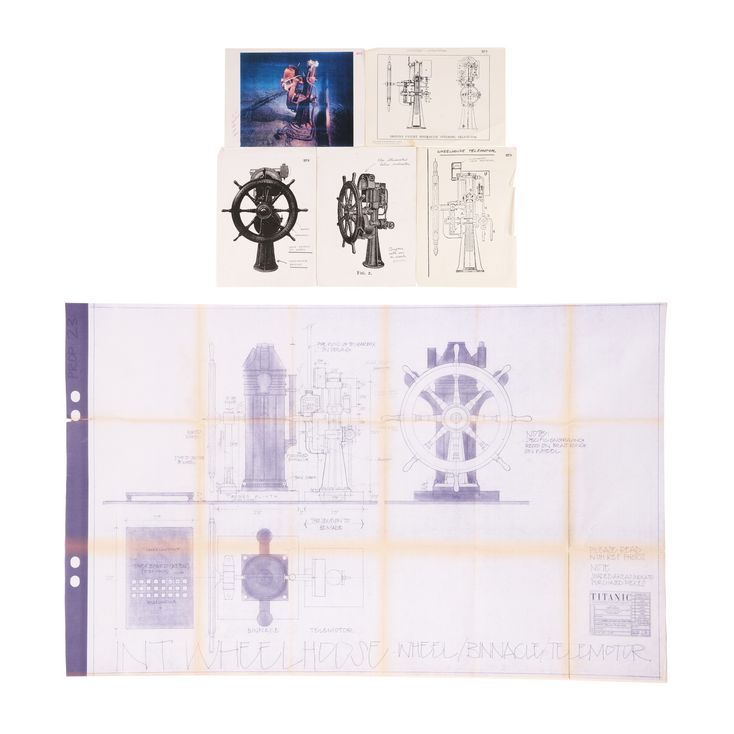 Lot 1709 TITANIC (1997) Blueprints and Pictures of the Titanic's
