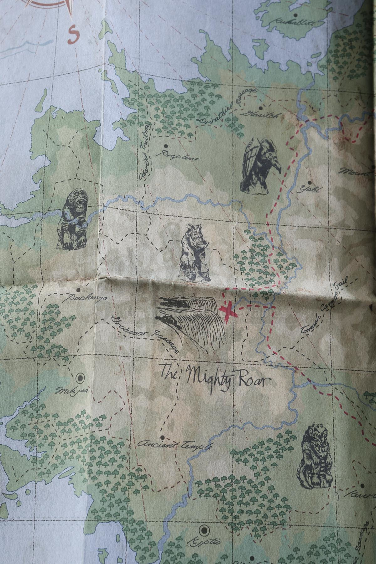 Stage 4 Jumanji Map JUMANJI TO THE JUNGLE (2017)