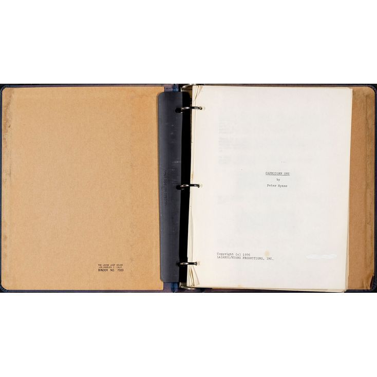 Revised Second Draft Script DTD 09-05-75 - (Three-Hole Punched Inside ...
