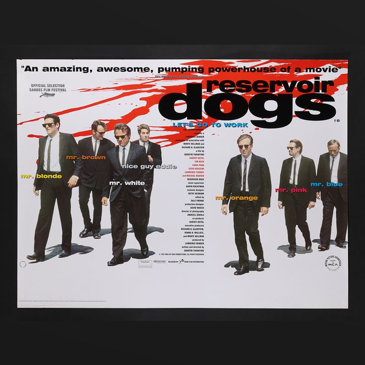 Lot 315 - Poster Live Auction - UK Quad Poster, 1992 | RESERVOIR