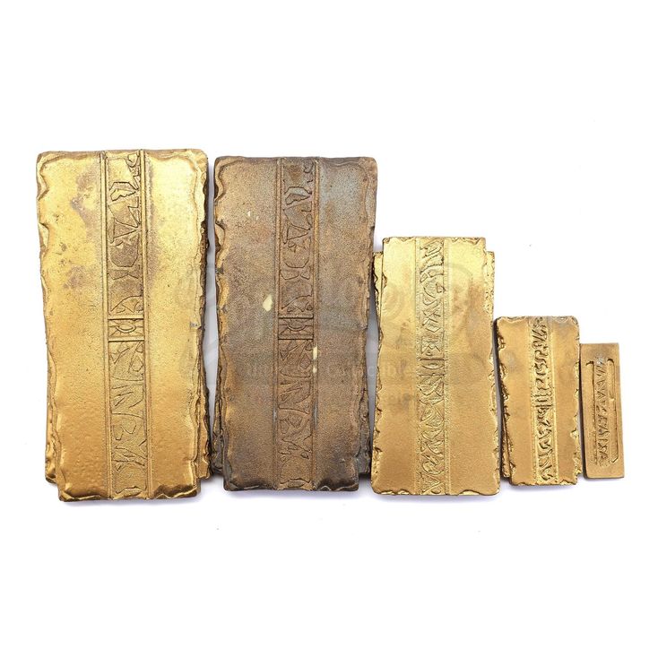 GoldPressed Latinum Bars, Ingot, Strip, and Slip STAR TREK DEEP SPACE NINE (TV SERIES, 1993
