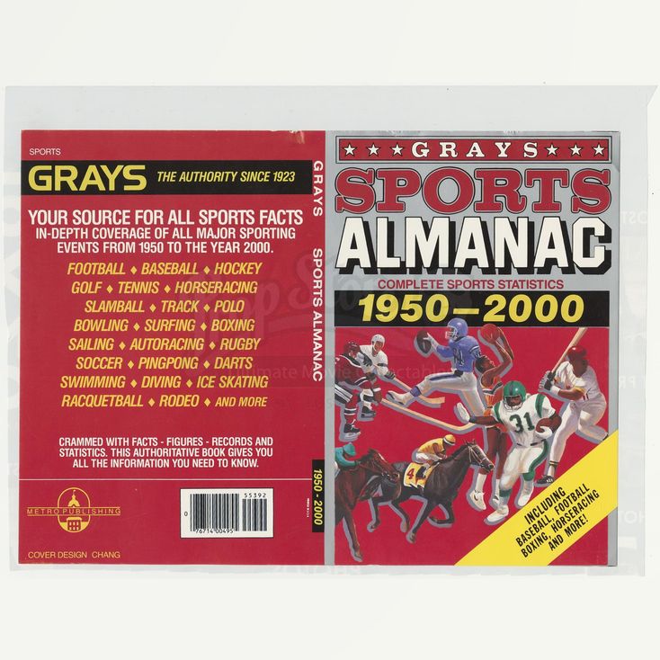 Grays Sports Almanac Cover BACK TO THE FUTURE PART II (1989)