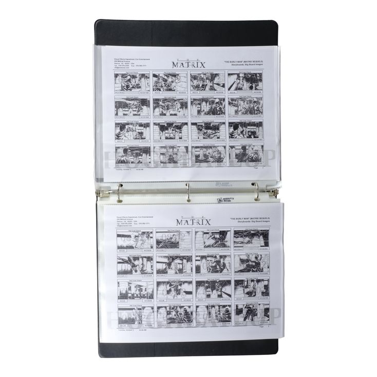 Matrix Ruled Diary Lot # 754: THE MATRIX REVOLUTIONS (2003) - Printed Miniboards Binder