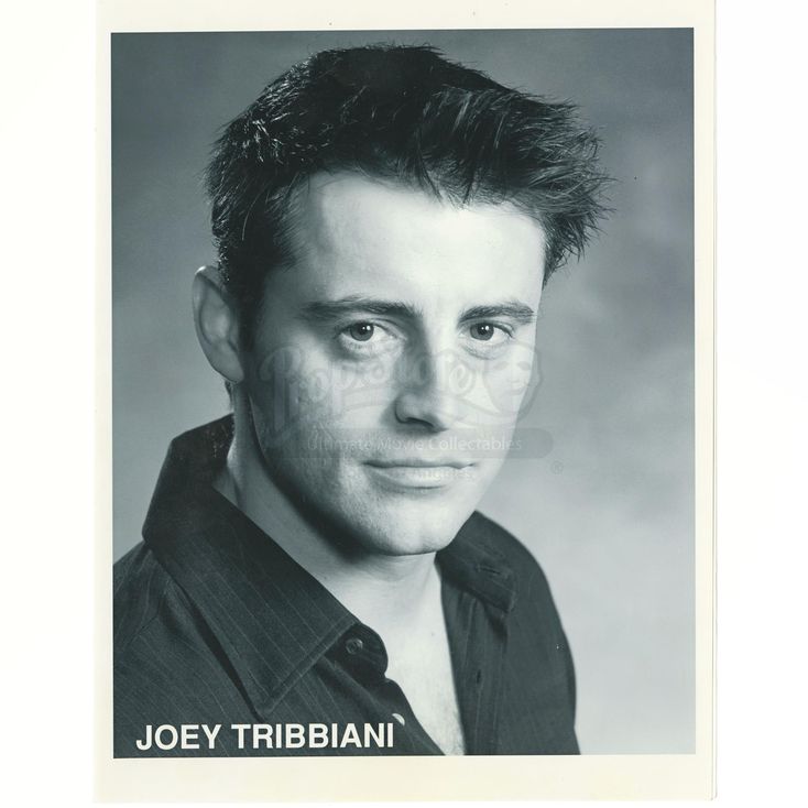 Joey Tribbianis Bamboozled Game Show Black and White Headshot and