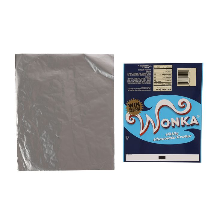 Chilly Chocolate Creme Wonka Bar Wrapper | CHARLIE AND THE CHOCOLATE ...