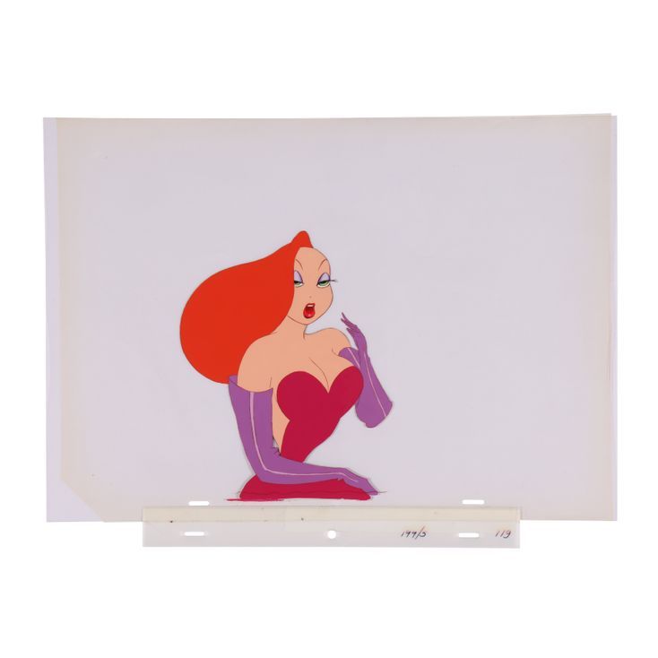 Jessica Rabbit Original Design 435. Jessica Rabbit Original Production Cel | WHO FRAMED ROGER RABBIT ...