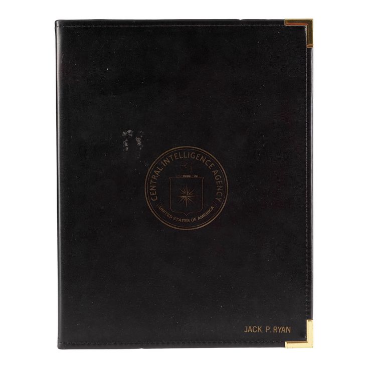 Cia Folder 697. Jack Ryans (Harrison Ford) CIA Folder | CLEAR AND PRESENT DANGER ...