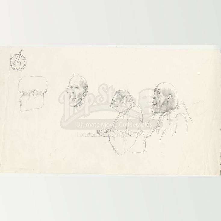 Hand-Drawn Jabbas Palace Aliens Concept Sketches by Ralph McQuarrie ...