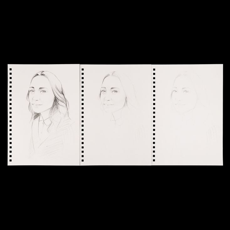 Franks (Caleb Landry Jones) Sketches of Eleanor (Saoirse Ronan