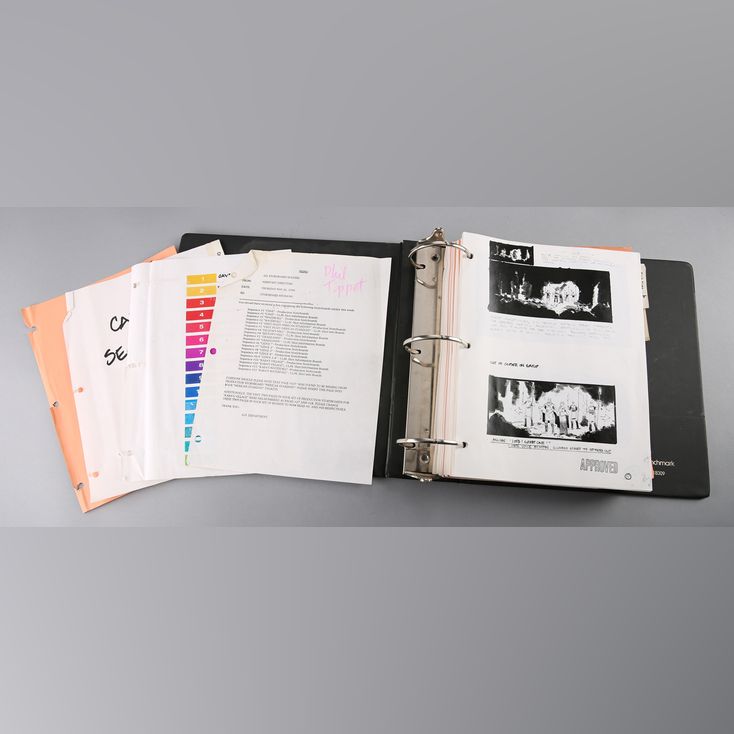 Three Printed Storyboard Binders DRAGONHEART (1996)