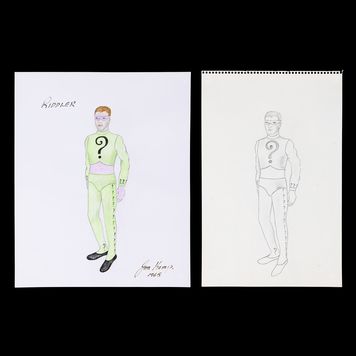 Lot # 712 : BATMAN (T.V. SERIES, 1966 - 1968) - Jan Kemp Hand-drawn and ...