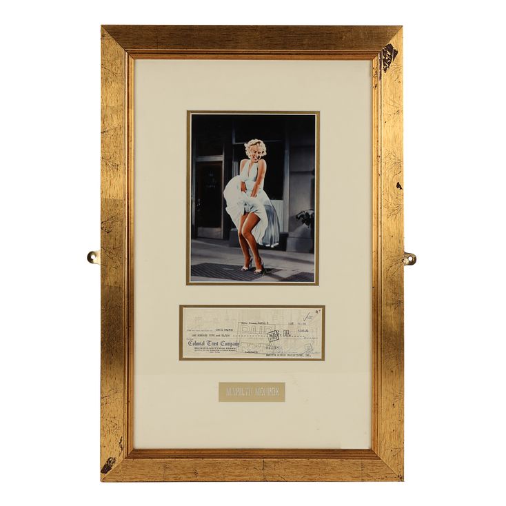 Lot 265 - Hand-signed Cheque for Sir Cecil Beaton | MARILYN MONROE