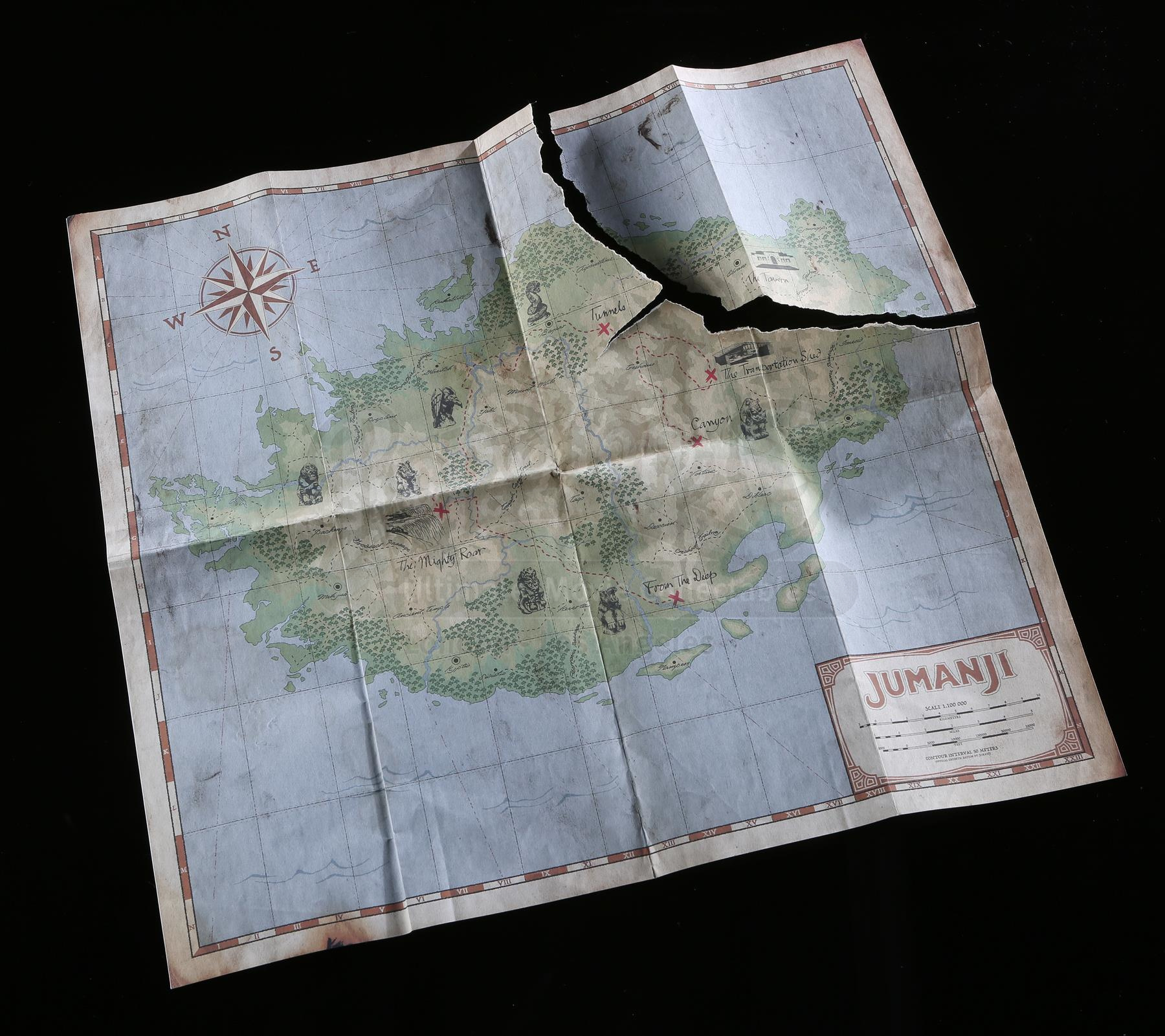 Stage 5 Jumanji Map with Missing Piece JUMANJI TO THE JUNGLE