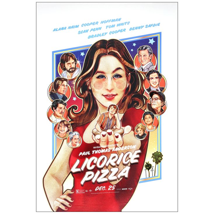 Lot 912 LICORICE PIZZA OneSheet, DS (27 x 40 ); Premiere Poster