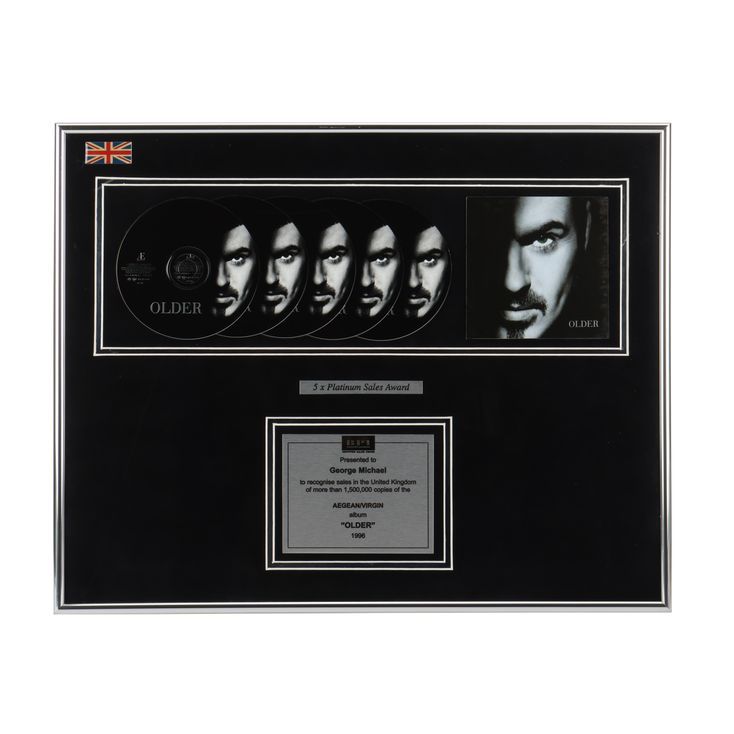 Lot 139. Older 5 x Platinum CD Award | GEORGE MICHAEL