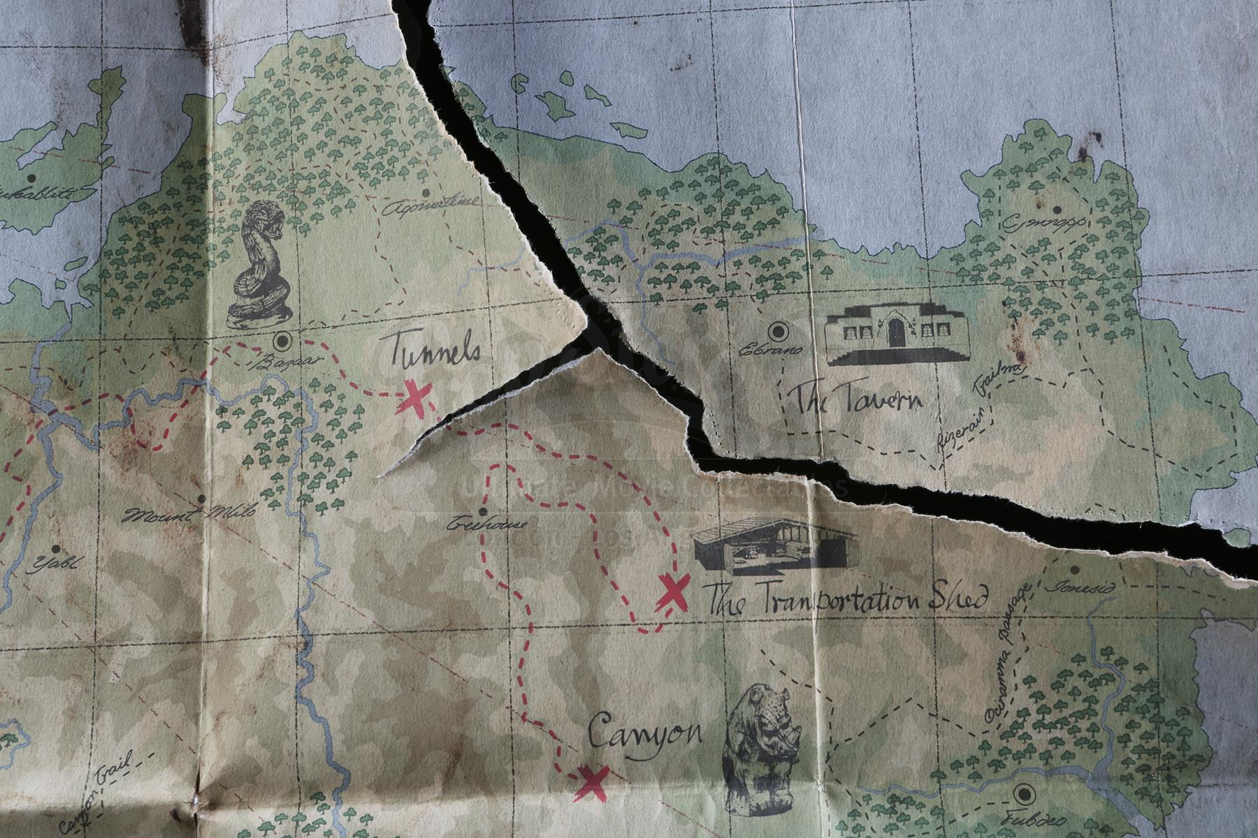 Stage 5 Jumanji Map with Missing Piece JUMANJI TO THE JUNGLE