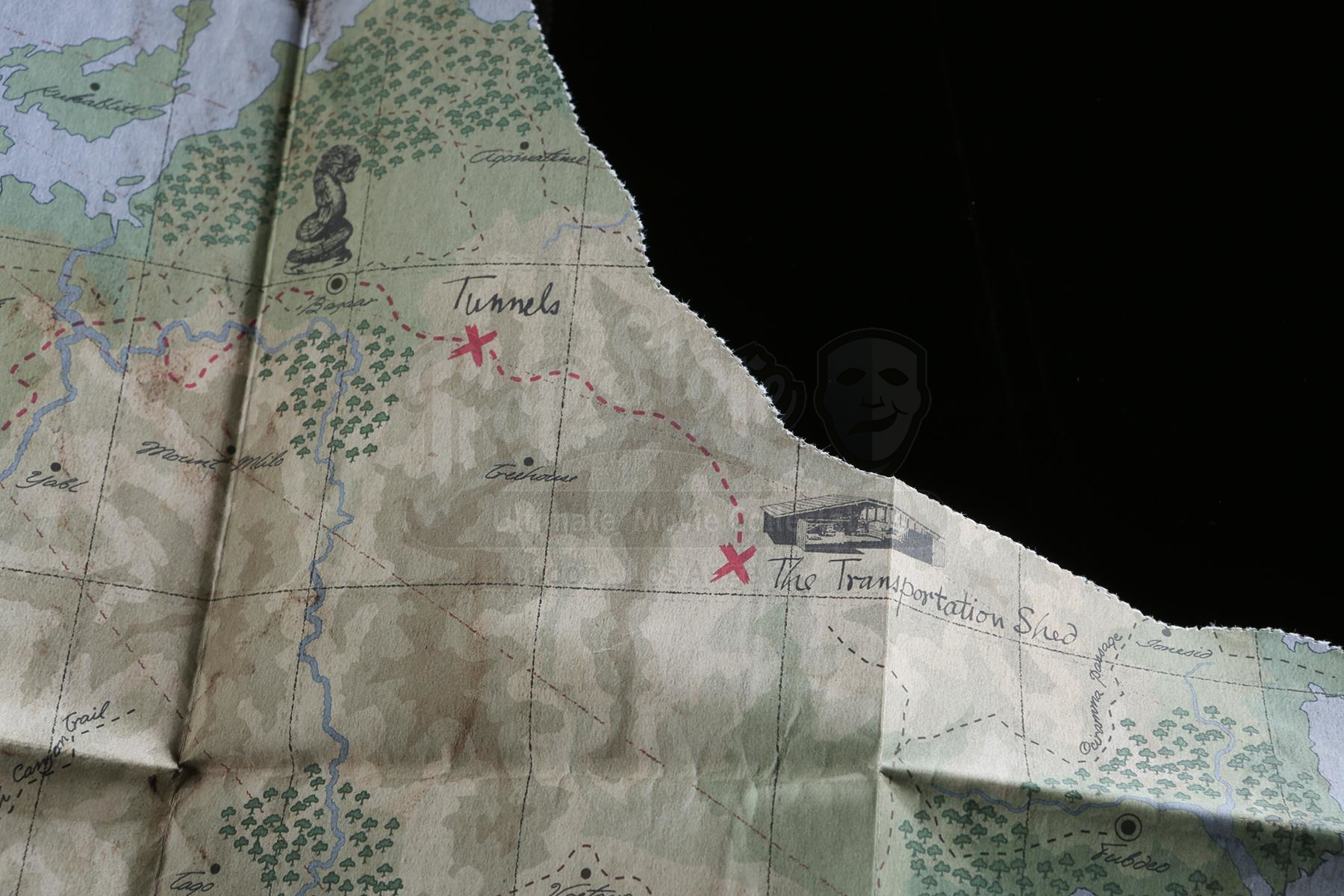 Stage 4 Jumanji Map JUMANJI TO THE JUNGLE (2017)