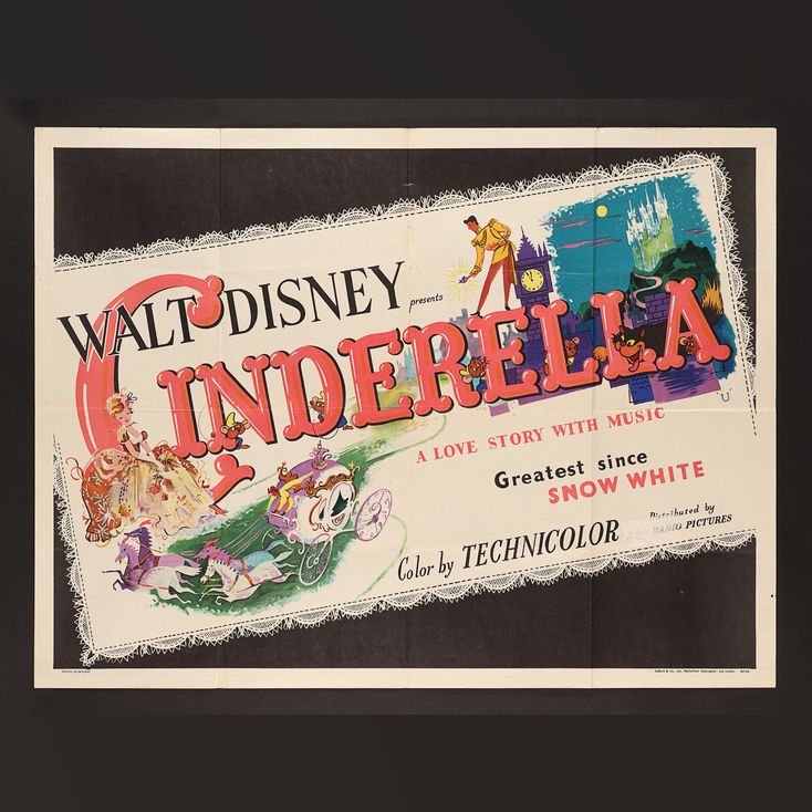 Cinderella Movie Poster 1950